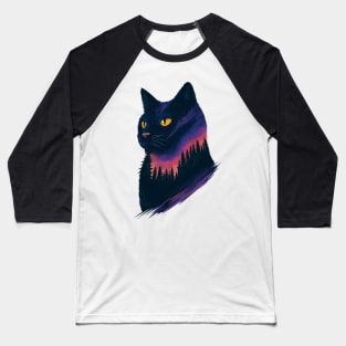 cat Baseball T-Shirt